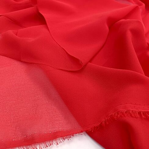 Chiffon Fabric for Wedding Dress & Bridal Decoration Black 3Yards in Kuwait