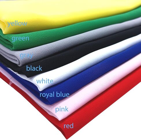 Chiffon Fabric for Wedding Dress & Bridal Decoration Black 3Yards in Kuwait