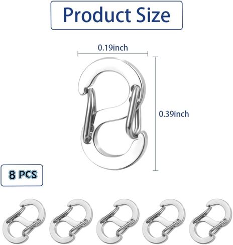 10pcs Silver/Small Double Opening Lobster Clasp,Necklace Clasp,Necklace Connector,Necklace Shortener Clasp,Double Necklace Clasp,Lobster Clasps for Jewelry Making,Bracelet Necklaces Anklet… in Saudi Arabia