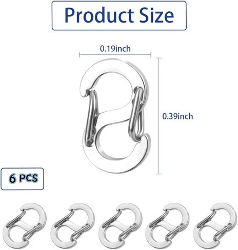 10pcs Silver/Small Double Opening Lobster Clasp,Necklace Clasp,Necklace Connector,Necklace Shortener Clasp,Double Necklace Clasp,Lobster Clasps for Jewelry Making,Bracelet Necklaces Anklet… in Saudi Arabia