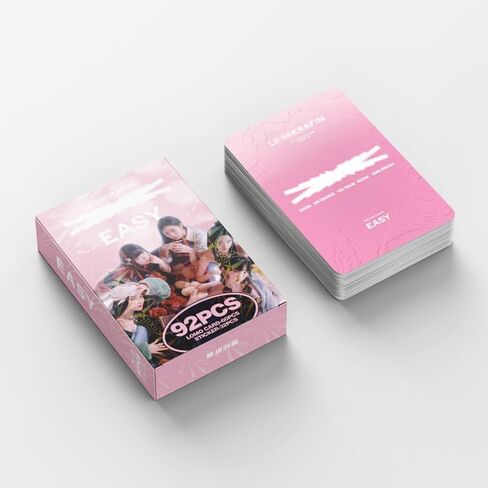 92Pcs (60 Lomo Cards+ 32 stickers) for LESSERAFIM Photocards Set FEARNOT Fans Gift for Boys and Girls (UNFORGIVEN) in Saudi Arabia