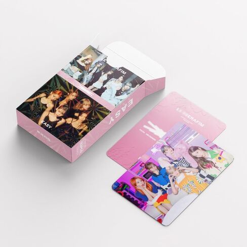 92Pcs (60 Lomo Cards+ 32 stickers) for LESSERAFIM Photocards Set FEARNOT Fans Gift for Boys and Girls (UNFORGIVEN) in Saudi Arabia