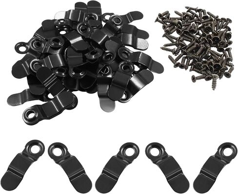 Hitefu 100PCS Picture Turn Button Fasteners - Durable Photo Frame Hardware Picture Frame Hardware Backing Clips for Hanging Pictures Posters Photos Drawing in Saudi Arabia