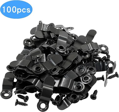 Hitefu 100PCS Picture Turn Button Fasteners - Durable Photo Frame Hardware Picture Frame Hardware Backing Clips for Hanging Pictures Posters Photos Drawing in Saudi Arabia