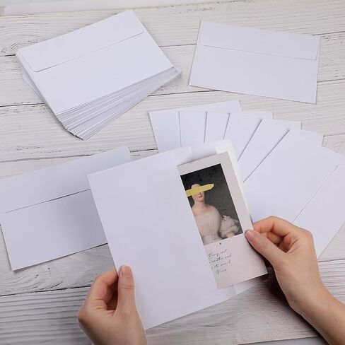 GeeRic 50 Pack Kraft Envelopes Self-Sealing, A7 Greeting Card Mailing Envelopes for Invitations Wedding Announcements Sage Green in Saudi Arabia