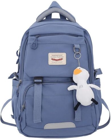 Casual Backpack Large Capacity Cute Backpack Waterproof Camping Hiking Travel College Laptop Travel Woman Man 2024 (Blue) in Saudi Arabia