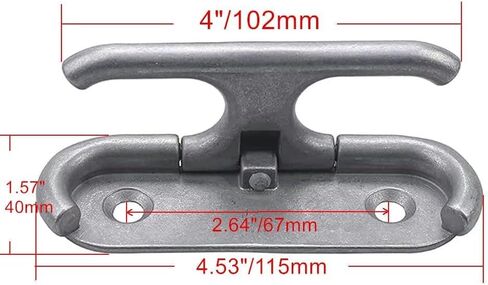 قارب قابل للطي المرابط الفولاذ المقاوم للصدأ البحرية 4-1 / 2 بوصة 6 بوصة الوجه حتى قفص الاتهام المرابط للقارب، المرابط قارب الثقيلة الوجه حتى حبل المربط ث / السحابات لوحة الظهر للرسو، أرصفة القوارب، الطوابق، قوارب الكاياك in Kuwait
