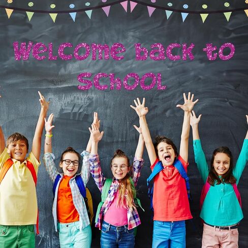 216 قطعة من لوحة الإعلانات اللامعة، الحروف والأرقام وعلامات الترقيم، لوحة الملصقات والحروف الأبجدية المقطوعة من الورق المقوى لمستلزمات تزيين العرض في الفصل الدراسي 4 بوصة (أزرق) in Kuwait