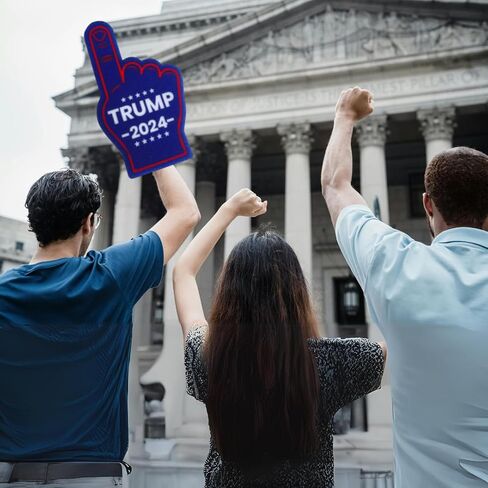 Trump 2024 17"" Foam Finger, Take America Back! Great Gift or Accessory, Durable, Comfortable, Universal Size, MAGA, Navy Blue in Saudi Arabia