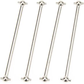 Dogbone Universal Drive Joint Cup Shaft 77mm Steel Silver for RC Hobby Model Car HPI HSP,COJOYS,4PCS