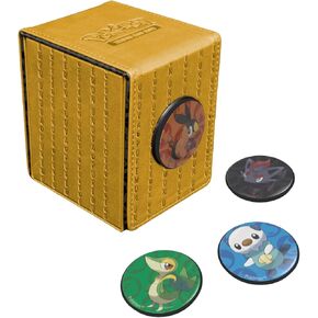 Ultra Pro Unova Alcove Click Deck Box for Pokémon Cards - Holds 100+ Double-Sleeved Cards - Compatible with Pokémon 151 - Ideal for MTG Commander Decks, Pokemon Cards packs Box