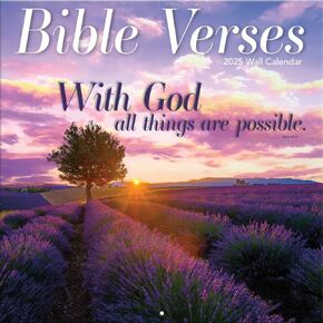 TURNER PHOTOGRAPHIC Bible Verses 12x12 Photo Wall Calendar (25998940008)
