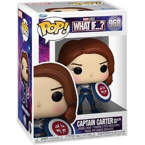 Funko POP Marvel: What If? - Captain Carter, Stealth Suit, Multicolor