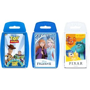 Top Trumps Disney Movie Magic Bundle Card Game, Play with Elsa, Anna, Woody, Buzz, Sulley and Nemo, Gift for Ages 8 Plus