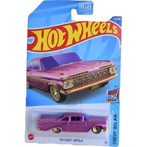 Hot Wheels '59 Chevy Impala, Chevy Bel Air 4/5 - Pink