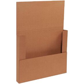 Aviditi Brown Kraft Easy-Fold Mailing Boxes, 17 1/8 x 14 1/8 x 2 Inches, Pack of 50, Crush-Proof, for Shipping, Mailing and Storing