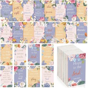 Yaomiao 240 Pcs Bible Verse Prayer Cards for Women Mini Scripture Cards with Inspirational Quote Encouragement Christian Gifts with Bible Verses for Students Friends(Eucalyptus)