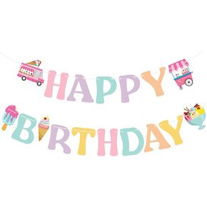 Happy Birthday Banner Construction Party Decorations Construction Birthday Party Supplies for Boys 1st 2nd 3rd Construction Birthday Banner Sign Excavator Dump Truck Tractor Bunting Banner Garland