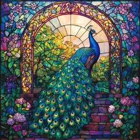 MAXBYE Diamond Painting Kits for Adults, Peacock Diamond Art Kits for Beginner, DIY 5D Full Drill Diamond Dots Crystal Art and Craft Kits for Home Wall Decoration 12x12inch