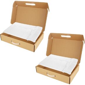 2Pcs Laptop Shipping Box, Laptop Box for Shipping, Cardboard Computer Shipping Box with Protective Bubble Bags for Shipping Kraft Mailing Boxes for 13, 14, 15 inch Laptops Packing Moving