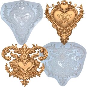 Baroque decoration,3D Epoxy Resin Silicone Mold, Sculpted Decoration,Fondant,Sugar Craft,Cake Decorating,Molds, Epoxy Resin Silicone,Baking DIY,Craft,Soap,Polymer Clay