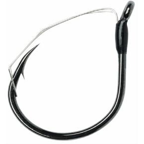 VMC Weedless Wacky Hook Black Nickel #3/0, Multi, One Size (WWK#3/0BNPP)