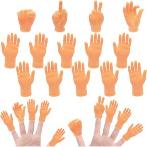 10 Pcs Finger Puppets Set,Plush Cute Animal Style Finger Puppets,Mini Soft Plush Finger Puppets Toy for Boys & Girls,Party Favors for Shows,Gift Box Filling