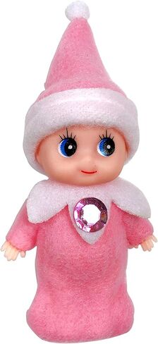 Elf Accessories Baby, Tiny Christmas Elf Girl and Boy Baby Doll for Xmas Gift (Pink Elf Baby) in Kuwait