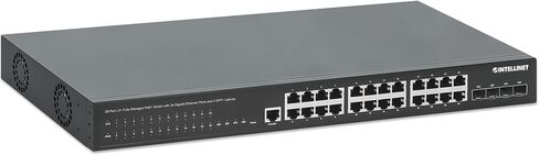 Intellinet 10 Port Gigabit L2+ Managed PoE++ Ethernet Switch with 2 SFP Uplink Slots - 424W Power Budget, Self-Healing, Cloud Management, 19" Rackmount –3 Yr Mfg Warranty-562003 in Kuwait