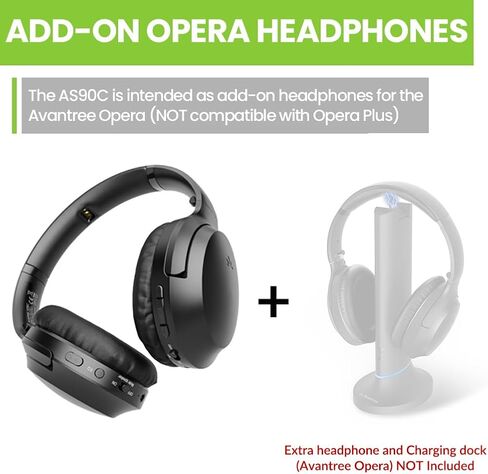 Avantree AS90K - سماعات رأس إضافية لـ Opera Plus in Kuwait