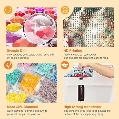 WSLWXSHM Diamond Painting Kits for Adults Conch, Flower Round Full Drill Diamond Art Kits, 5D DIY Paint with Diamonds Crafts for Home Wall Decoration Gifts 12×12Inch in Kuwait