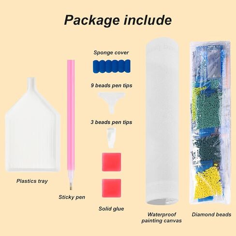 WSLWXSHM Diamond Painting Kits for Adults Conch, Flower Round Full Drill Diamond Art Kits, 5D DIY Paint with Diamonds Crafts for Home Wall Decoration Gifts 12×12Inch in Kuwait