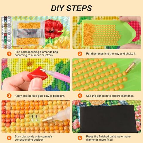 WSLWXSHM Diamond Painting Kits for Adults Conch, Flower Round Full Drill Diamond Art Kits, 5D DIY Paint with Diamonds Crafts for Home Wall Decoration Gifts 12×12Inch in Kuwait