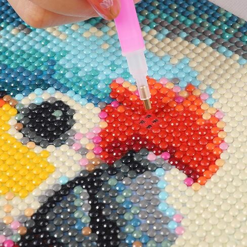 GDYEEH DIY Mushroom 5D Diamond Art Painting Kit، خيال كامل مستدير الحفر المتلألئ صورة اللوحة الماسية، Dreamland Diamond Painting Art Craft Kits للبالغين المبتدئين، ديكور جدار المنزل 12x16 بوصة in Kuwait