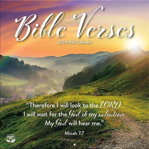 TURNER PHOTOGRAPHIC Bible Verses 12x12 Photo Wall Calendar (25998940008) in Saudi Arabia