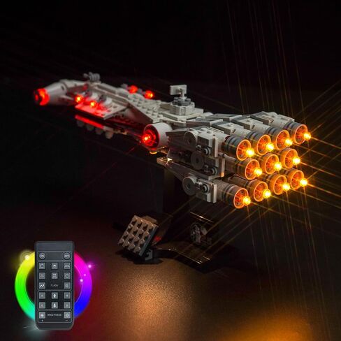 BrickBling LED Light Compatible with Lego A New Hope Tantive IV 25th Anniversary Buildable Starship, Compatible with Lego 75376-No Model in Kuwait