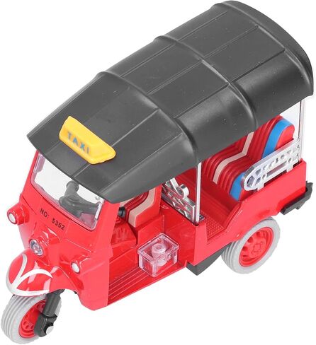 Tricycle Toy, Pull Back Thai Tricycle Simulation Alloy Tuk Tuk Car Model Toy Children Vehicle Toy(Blue) Hand -Made Toys in Saudi Arabia