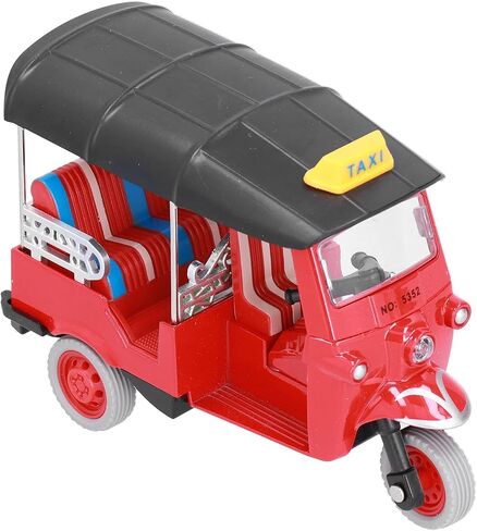 Tricycle Toy, Pull Back Thai Tricycle Simulation Alloy Tuk Tuk Car Model Toy Children Vehicle Toy(Blue) Hand -Made Toys in Saudi Arabia