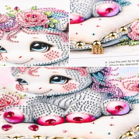 MXJSUA Special Shape Diamond Painting Kits for Adults, Special Shaped Crystal Rhinestones Diamond Art Painting for Home Wall Decoration Gift 12×12 inch, Cute Cartoon in Saudi Arabia