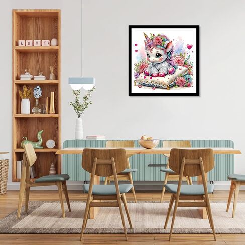 MXJSUA Special Shape Diamond Painting Kits for Adults, Special Shaped Crystal Rhinestones Diamond Art Painting for Home Wall Decoration Gift 12×12 inch, Cute Cartoon in Saudi Arabia