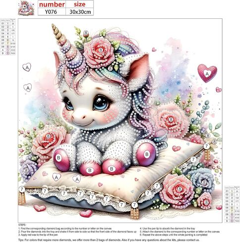 MXJSUA Special Shape Diamond Painting Kits for Adults, Special Shaped Crystal Rhinestones Diamond Art Painting for Home Wall Decoration Gift 12×12 inch, Cute Cartoon in Saudi Arabia