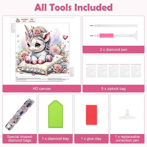 MXJSUA Special Shape Diamond Painting Kits for Adults, Special Shaped Crystal Rhinestones Diamond Art Painting for Home Wall Decoration Gift 12×12 inch, Cute Cartoon in Saudi Arabia