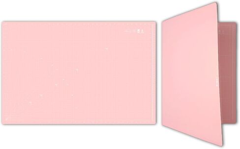 iMAT™ Flip Cutting Mat_Note، A1، 24 بوصة × 36 بوصة، قابلة للطي، مناسبة للحرف اليدوية، قطع الورق، إنشاء قطع كبيرة من الجلد والقماش، الرسم والرسم، الفن التصويري الإبداعي (أزرق فاتح) in Saudi Arabia