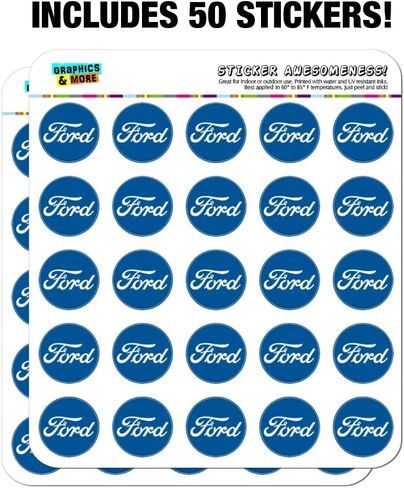 Ford Classic Script Logo Planner Calendar Scrapbooking Crafting Stickers in Saudi Arabia