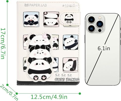 دفتر يوميات Kawaii لطيف دفتر يوميات ياباني دفتر رسم غطاء جلدي دفتر ملاحظات للسفر، أصفر in Kuwait