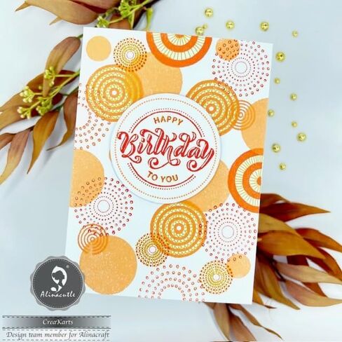 Alinacutle Hydrangea Clear Stamps Set Layering Stencil Metal Cutting Die for Handmade Card Making Album Paper Craft Template in Saudi Arabia