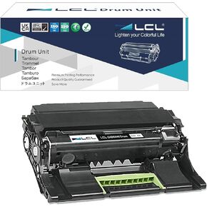 LCL Compatible Drum Unit Replacement for Lexmark 24B6040 60000 Pages for M1140 XM1140 M1145 XM1145 M3150 X3150 Printer (1-Pack Black)