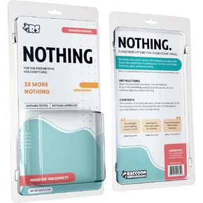 Nothing Gift - Funny Gag Gift for Men Who Want Nothing Or Have Everything - Hilarious White Elephant Gift of Nothing - Christmas Stocking Stuffer Useless Box
