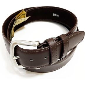 Diversion Safe Hidden Money Pocket Travel Leather Belt with Zipper to Store and Hide Your Valuable, Brown