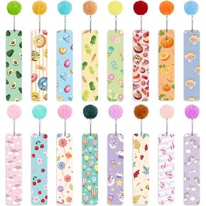 Hooqict 16 Pieces Kids Bookmarks, Cute Book Marks for Reading Kids Girls, Bookmarks Bulk for Kids End of Year Gifts Students Teachers School Classroom Office Reading Supplies Book Lovers Gifts